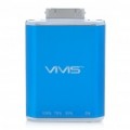 1100MAh recarregável carregador de baterias de emergência móvel para o iPhone - azul