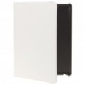 Protetora do giro PU couro Case para iPad 2 - branco