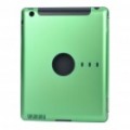 Alumínio liga de volta caso protetor para iPad 2 - Verde