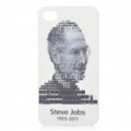 Lembrando-se Steve Jobs plástico volta caso protetor para iPhone 4 (# 5)