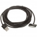 Cabo de dados & carregamento USB para iPad/iPod/iPhone 4 / 4S (3 M-comprimento)