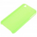 Malha PC voltar caso protetor para iPhone 4/4S - verde