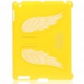 Encantador Angel Wings Stand Back Case para iPad 2 - amarelo