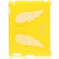 Encantador Angel Wings Stand Back Case para iPad 2 - amarelo