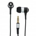 Awei moda 3.5 mm na orelha almofada estilo Stereo Earphone para o iPhone - prata