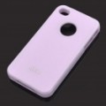 South Korean OSKAR volta caso protetor para iPhone 4 - Pink