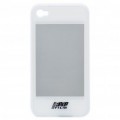 2-em-1 3D Movie Watching Case Back caso protetor para iPhone 4 - branco