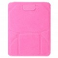 Bolsa Case de couro protecção PU para iPad 2/Samsung P7500/7510 - Deep Pink