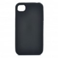 Silicone volta caso protetor para iPhone 4 / 4S - Black