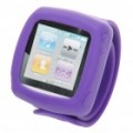 Banda de pulso de silicone para iPod Nano - roxo (27,5 cm)