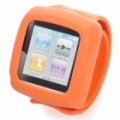 Silicone pulso banda Sport Armband para iPod Nano - laranja (27,5 cm)