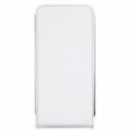 Real couro Case protetor para iPhone 4/4S - branco
