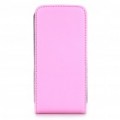 Real couro Case protetor para iPhone 4/4S - Pink