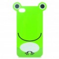 Bonito Cartoon Frog estilo TPU caixa protectora com o protetor do protetor de tela para iPhone 4/4S - verde
