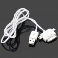 3-em-1 USB macho para 30pin / Mini USB / Micro USB macho, cobrando cabo (90 cm)