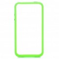 Quadro de Bumper TPU protetora para iPhone 4 / 4S - verde