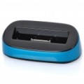USB Charging Dock Station c / cabo USB para iPhone 4 / 4S - Blue