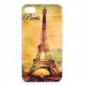 Caixa plástica protectora de Eiffel Tower padrão para iPhone 4/4S