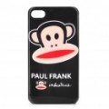 Paul Frank padrão plástico caso protetor para iPhone 4/4S - preto