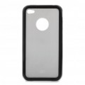 Elegante caixa protectora para iPhone 4 - preto