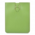 Elegante PU couro Case bolsa de protecção para iPad / iPad 2 - Verde