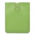 Elegante PU couro Case bolsa de protecção para iPad / iPad 2 - Verde