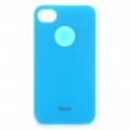 Rock brilhando novamente caso protetor para iPhone 4S / 4 - azul