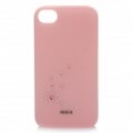 ROCK volta caso protetor para iPhone 4 / 4S - Pink