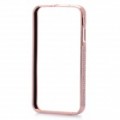 Elegante Shinning alumínio liga protetora Metal Bumper definido para iPhone 4 / 4S - vermelho cobre
