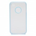 PC voltar caso protetor para iPhone 4 / 4S - verde claro