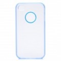 PC voltar caso protetor para iPhone 4 / 4S - Blue
