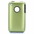 Elegante volta caso protetor para iPhone 3GS - verde