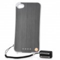 Recarregável 2000mAh externo bateria Back Case para iPhone 4 / 4s - Black