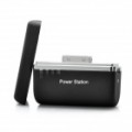 Recarregável 1500mAh externo Emergncia Power Charger c / cabo USB para iPhone 4 / 4S / Touch 4