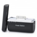 1500mAh externo Mobile Power Station para iPhone / iPod - preto