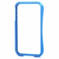 Elegante alumínio Alloy Bumper quadro caso protetor para iPhone 4 / 4S - Blue