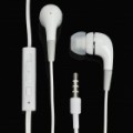 Elegante fone de ouvido In-Ear com microfone para iPad / iPhone / iPod - White (3.5 mm-Plug / 110 cm-cabo)