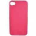 Elegante alumínio volta caso protetor para iPhone 4S - vermelho melancia