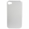 Elegante alumínio volta caso protetor para iPhone 4S - prata