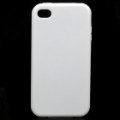 Elegante protetor TPU volta caso capa para iPhone 4/4S - branco