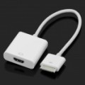 iPad 30 pinosos conector da doca ao cabo do adaptador HDMI fêmea - White (20 cm)