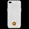 1800MAh recarregável externa da bateria Back Case para iPhone 4/4S - branco