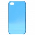 PC voltar caso protetor para iPhone 4 - azul