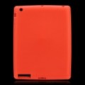 Protetor Soft Silicone Case para o novo iPad - vermelha