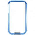 Protetora aeronaves Grade alumínio Bumper quadro caso Anti-Dust Dock Plug para iPhone 4/4S - azul