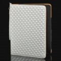 capa protetor de couro PU para iPad iPad 2 / novo - branco