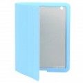 Moda inteligente cobrir caixa protectora para o novo iPad - azul