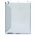 Moda inteligente cobrir caixa protectora para iPad 2 - Silver Grey