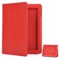Elegante bolsa protetora para o novo iPad - vermelha