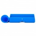 Silicone Horn Stand amplificador falante para iPad - azul